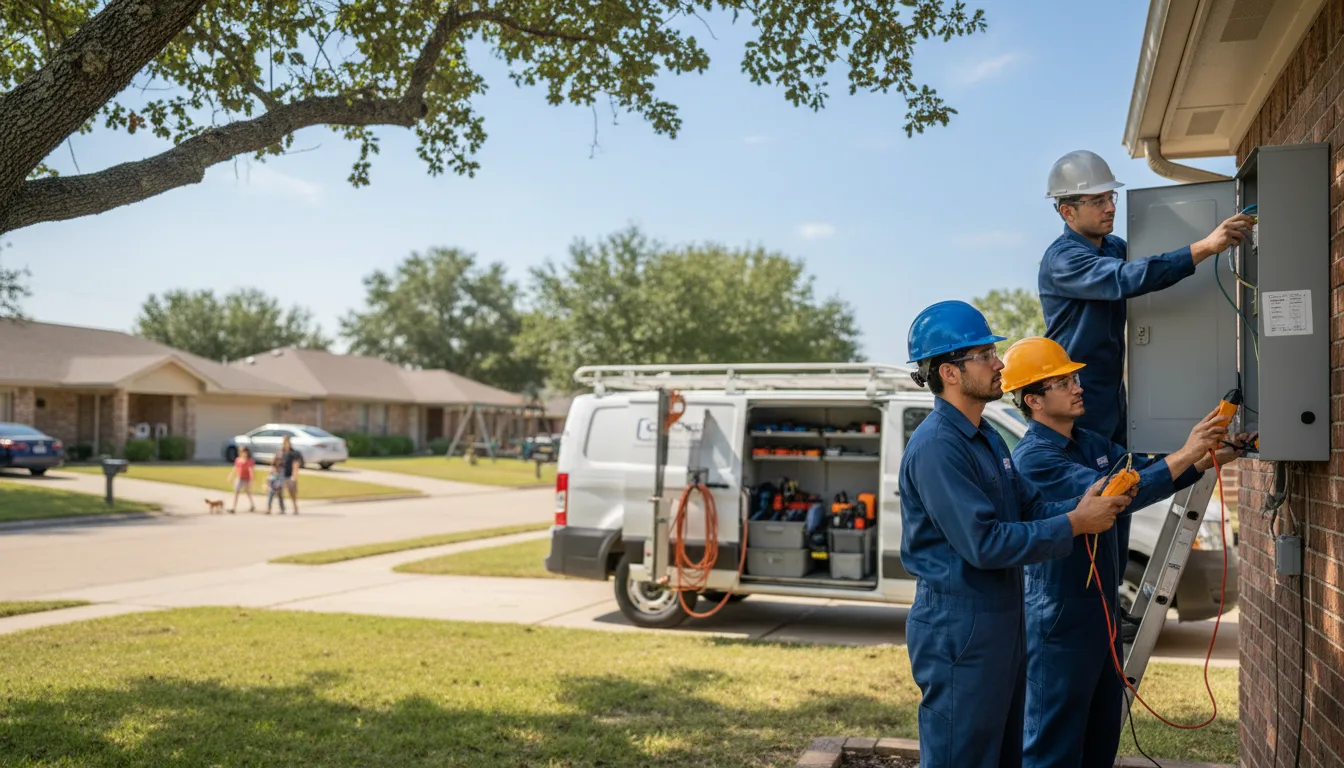 Certified electrician providing emergency electrical services in Webb, AL